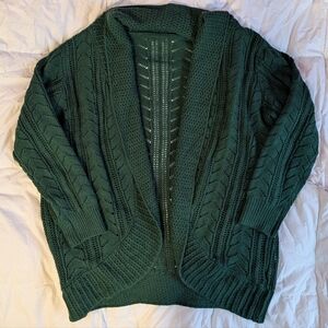 Green Women's Cardigan